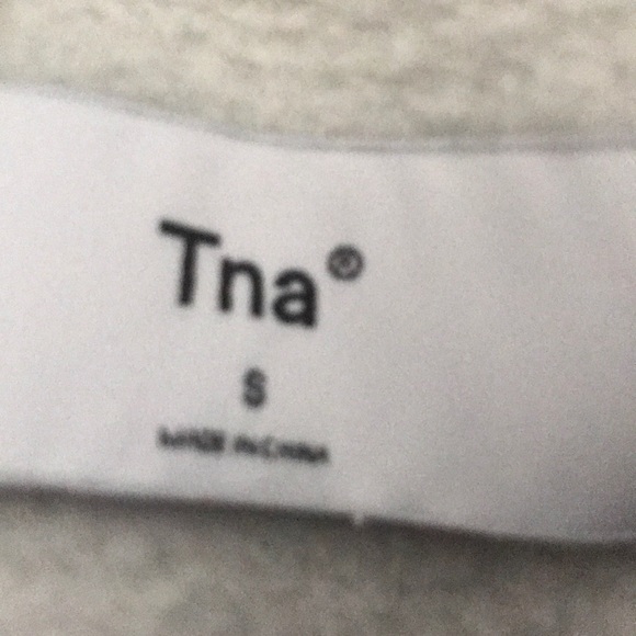 Gray aritzia hoodie with pink tna sign.. - Picture 2 of 3